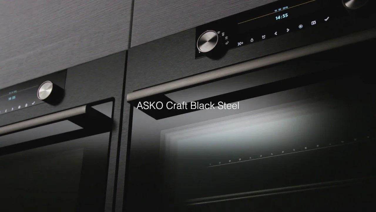 Falcon premium European Glass Black Upright 1100mm Induction Cooker, modern design