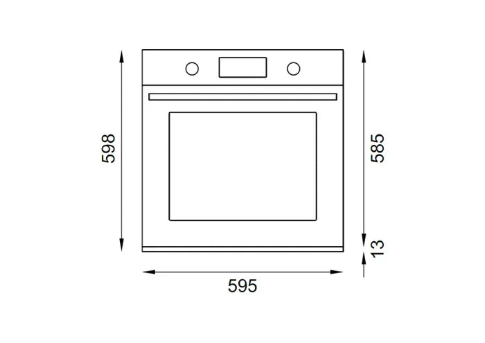 Bertazzoni 60cm Built-in Oven 5 Function Professional - F605PROEKX *Clearance Line* - Newtons Home Appliances