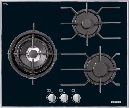 Miele 62.6cm Gas Cooktop KM 3014 with dual wok burner