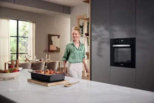 Miele 60cm Built In Oven - H 2457 B Obsidian Black