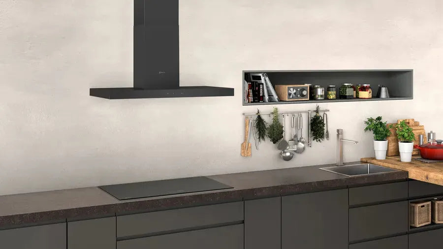 Neff 90cm Canopy Rangehood Black - N50 D94BHM1S5