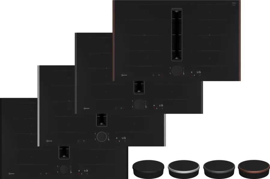 Neff 80cm Induction Cooktop with Integrated Rangehood - N90 V68YYX4C0