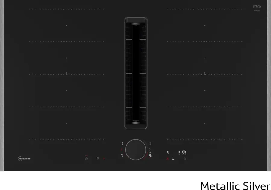 Neff 80cm Induction Cooktop with Integrated Rangehood - N90 V68YYX4C0