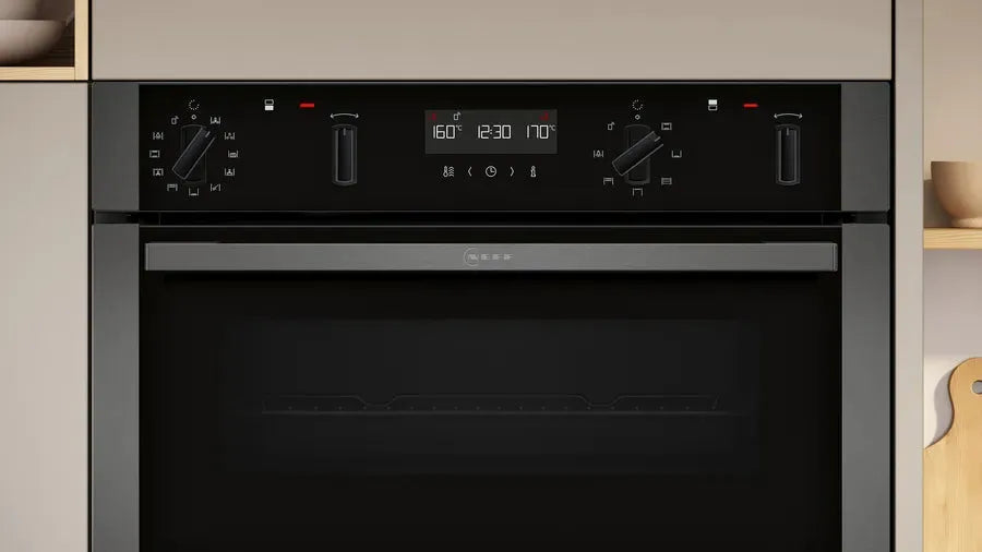 Neff Pyrolytic Double Oven - N50 Built In U2ACH7AG7A