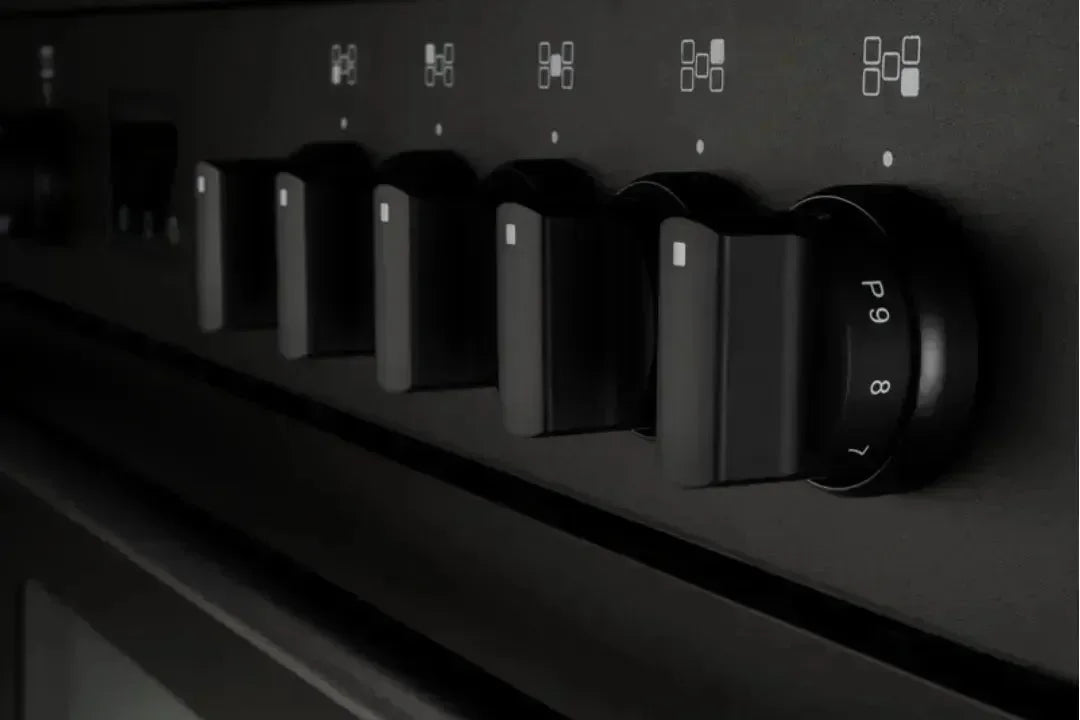 Bertazzoni 90cm Induction Cooker Professional Series - PRO95I1E Induction Cooker control dials close-up