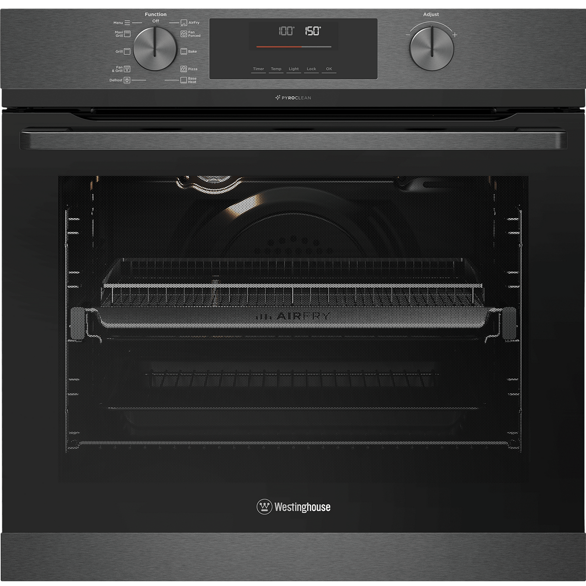 Westinghouse 60cm Multi-Function Pyrolytic Oven with AirFry – WVEP6716DD