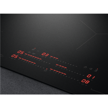 AEG 90cm Induction Cooktop 5 Zone with Saphirmatt Surface - NIK95I30FZ Matte Black