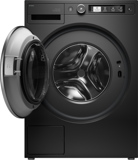 Asko 9kg Washer W5096RLG.AU with washing machine door open