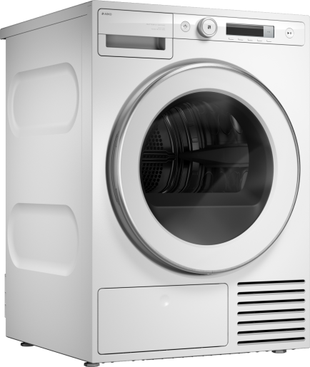 Asko Logic 8kg Heat Pump Dryer - T308HCW.AU angled view