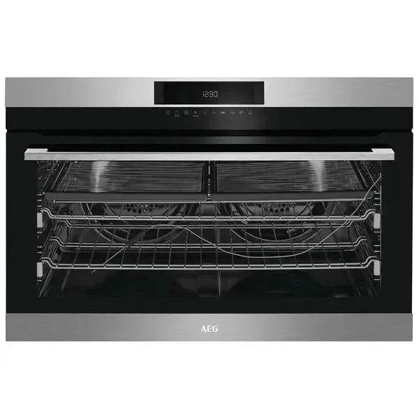 AEG 90cm SenseCook Pyrolytic Built-In Oven - newtonshomeappliances