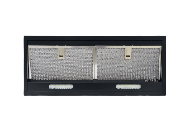 Bertazzoni 86cm Under Cupboard Rangehood BZIRH860-275-2 Modern Series Twin Motors from underneath