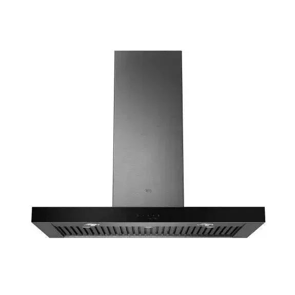 Black glass upright 1100mm induction cooker with modern European design