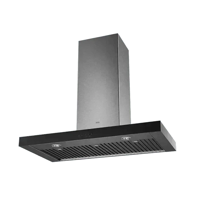 Stainless steel and black European glass upright induction cooker, 1100mm, modern design