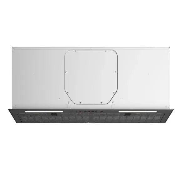 Falcon premium European Glass Black Upright 1100mm Induction Cooker, modern design, front view