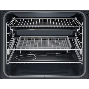 Falcon premium European glass black upright 1100mm induction cooker interior with racks