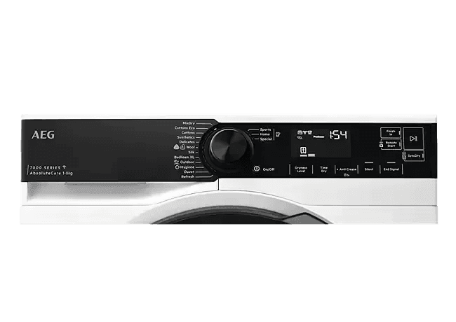 AEG 8kg 7000 Series Heat Pump Dryer - White - newtonshomeappliances