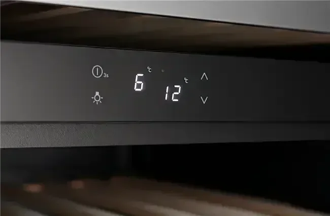 Falcon European Glass Black Upright 1100mm induction cooker digital control panel display