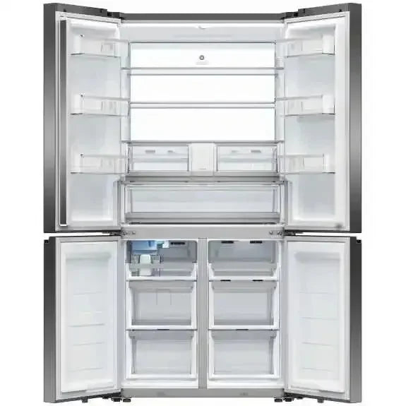 Fisher & Paykel 690 Litre Quad Door Refrigerator - Black RF730QZUVB1