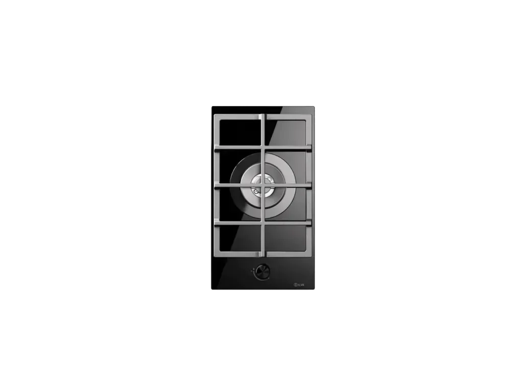 Falcon European glass black 1100mm induction cooker with sleek single burner design