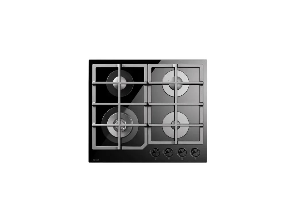 ILVE Professional Plus 60 cm tempered glass gas hob 4 burners