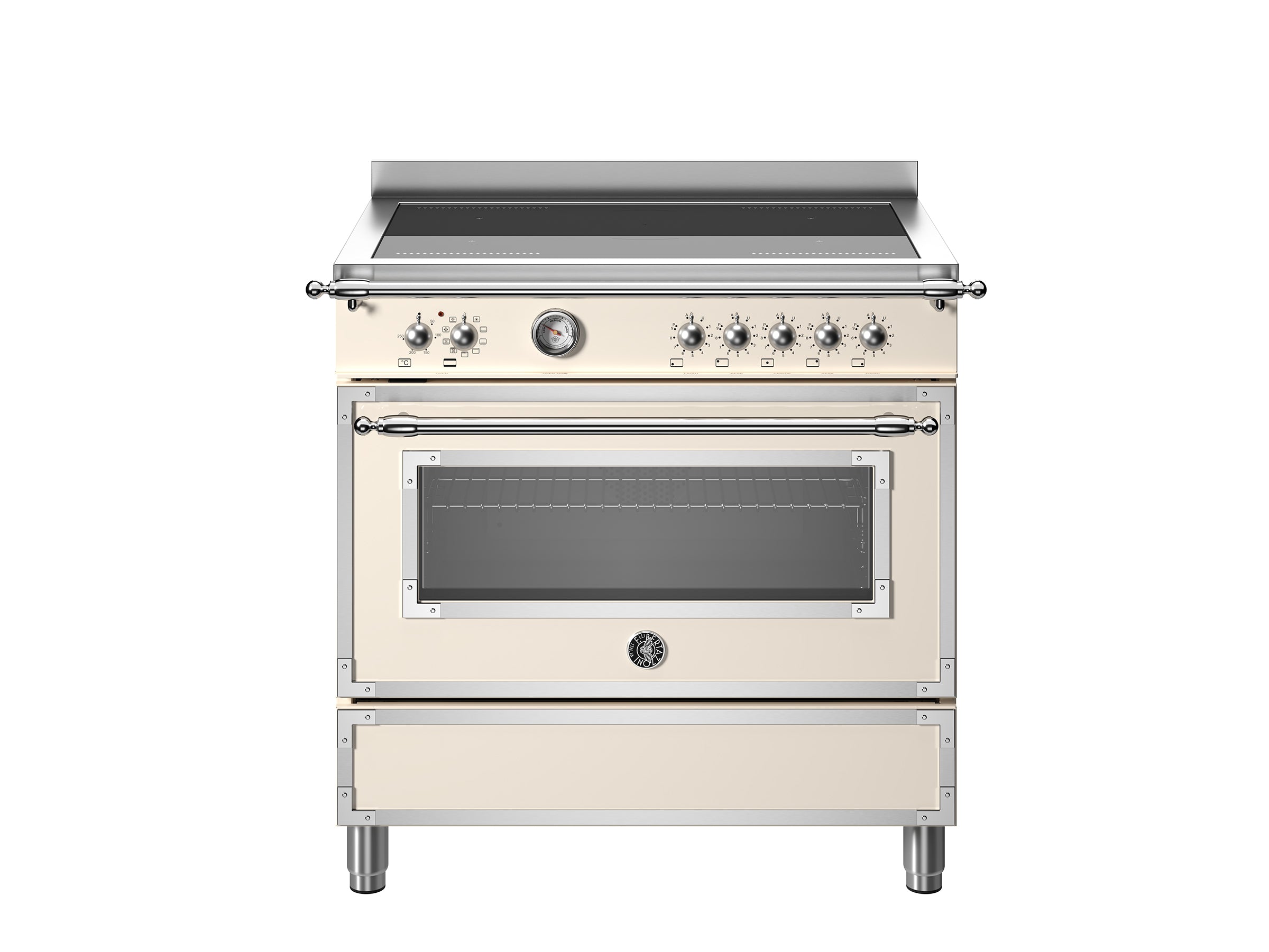 Bertazzoni Heritage 90cm Range Cooker - Induction Top Electric Oven HER95I1E