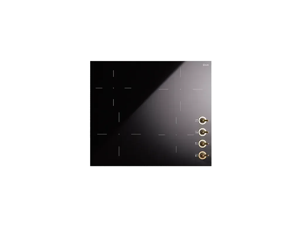 ILVE Nostalgie 4-zone induction hob with knobs