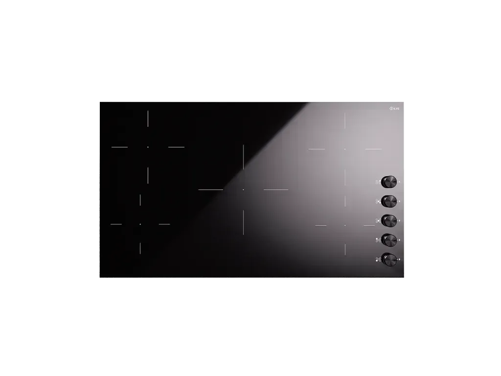 ILVE Professional Plus 5-zone induction hob with knobs