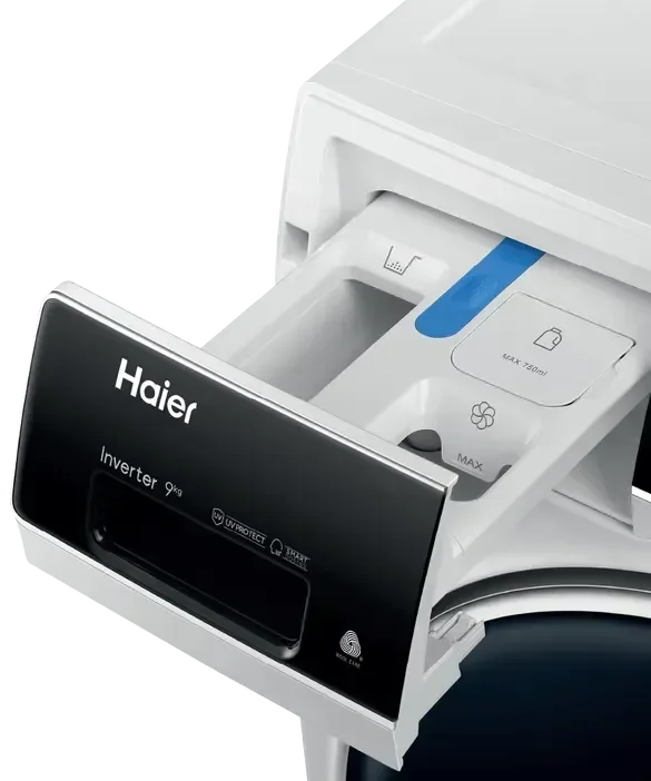 Haier 9kg Front Loader Washing Machine HWF90AN1 -  600 Series UV Protect