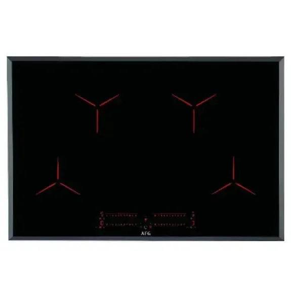 AEG 80cm 4 Zone Induction Cooktop - Pure Black - newtonshomeappliances