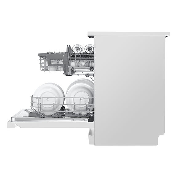 LG QuadWash 60cm Freestanding Dishwasher XD5B14WH - White