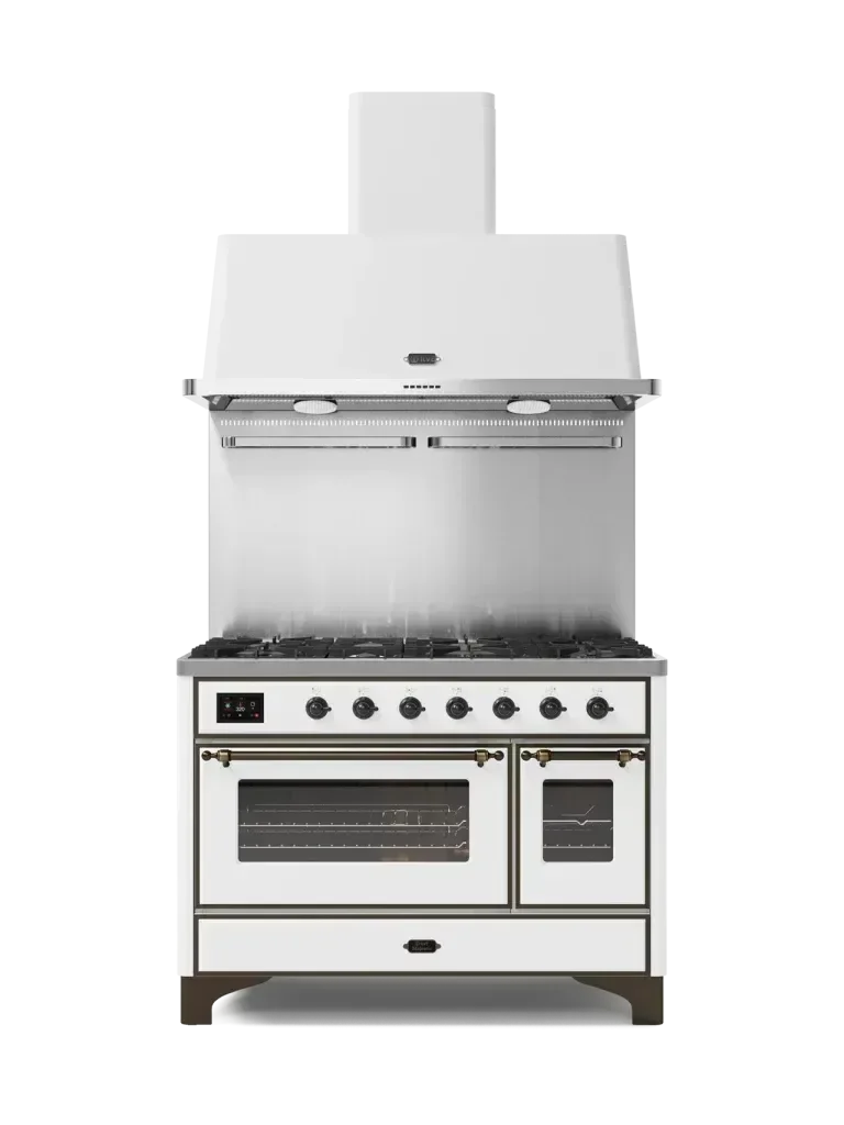 ILVE Majestic 120cm double oven range cooker TFT display - M12SDNE3/WHC