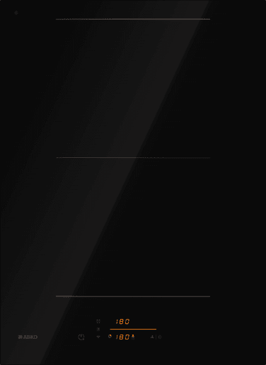 Asko 38cm Induction Cooktop - Series 5 - Black - HI5320FBG1 - newtonshomeappliances