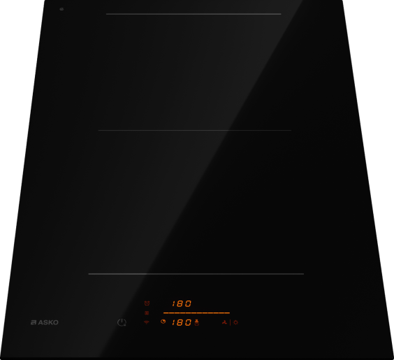 Asko 38cm Induction Cooktop - Series 5 - Black - HI5320FBG1