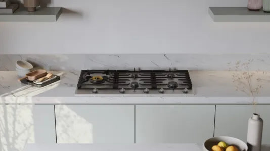Asko 90cm Gas Hob with Wok Burner - HG1986SD
