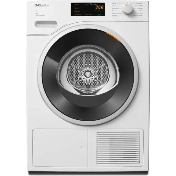 Miele 9kg Heat Pump Tumble Dryer - White TWD364