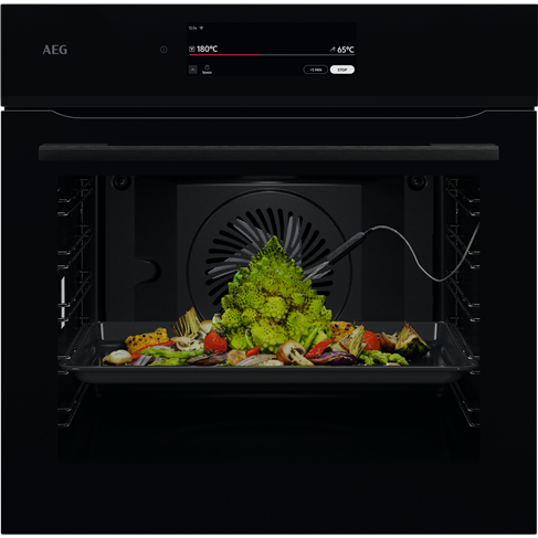 AEG 60cm Pyrolytic Oven Black NBT9P831AB