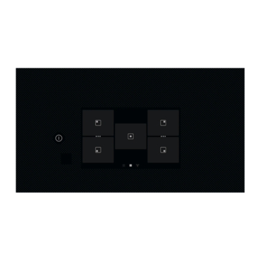 AEG 80cm Induction Cooktop NIH85M30FB close up of control panel.