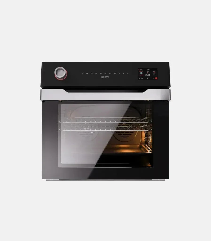 Falcon premium European black glass 1100mm induction cooker with digital controls
