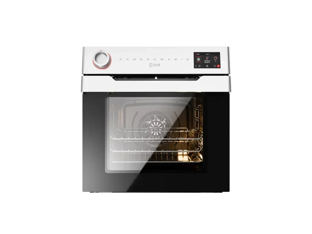 Falcon premium European glass black Upright 1100mm induction cooker with control panel