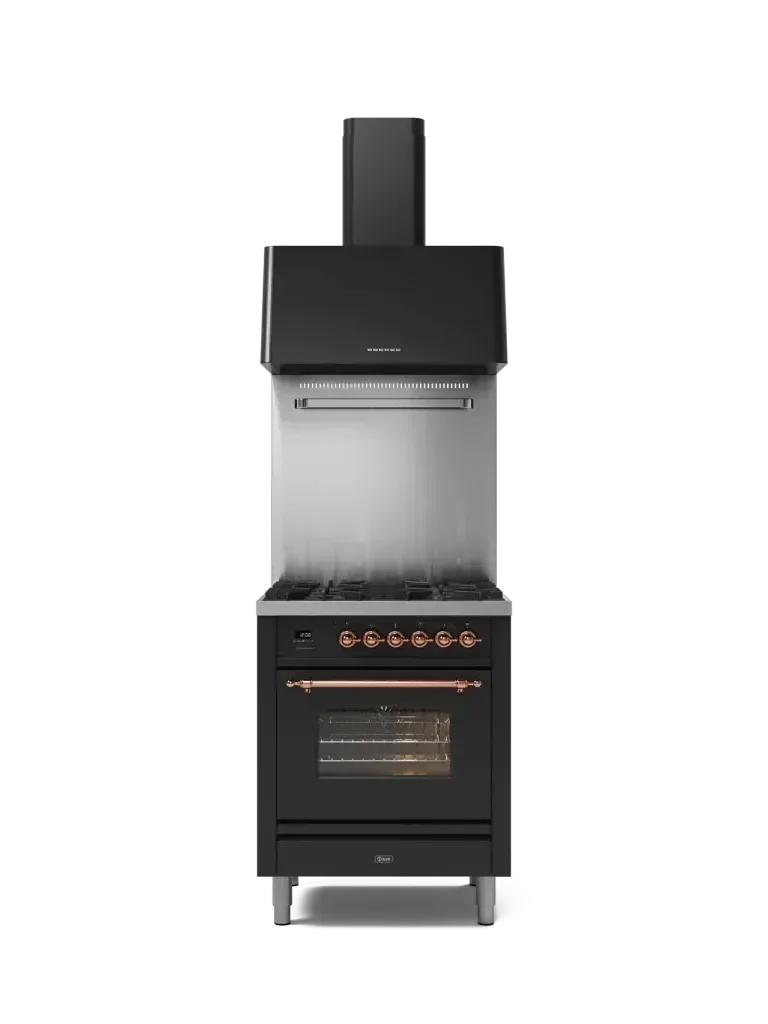 ILVE Nostalgie 70 cm enamelled steel single oven range cooker 4 burners
