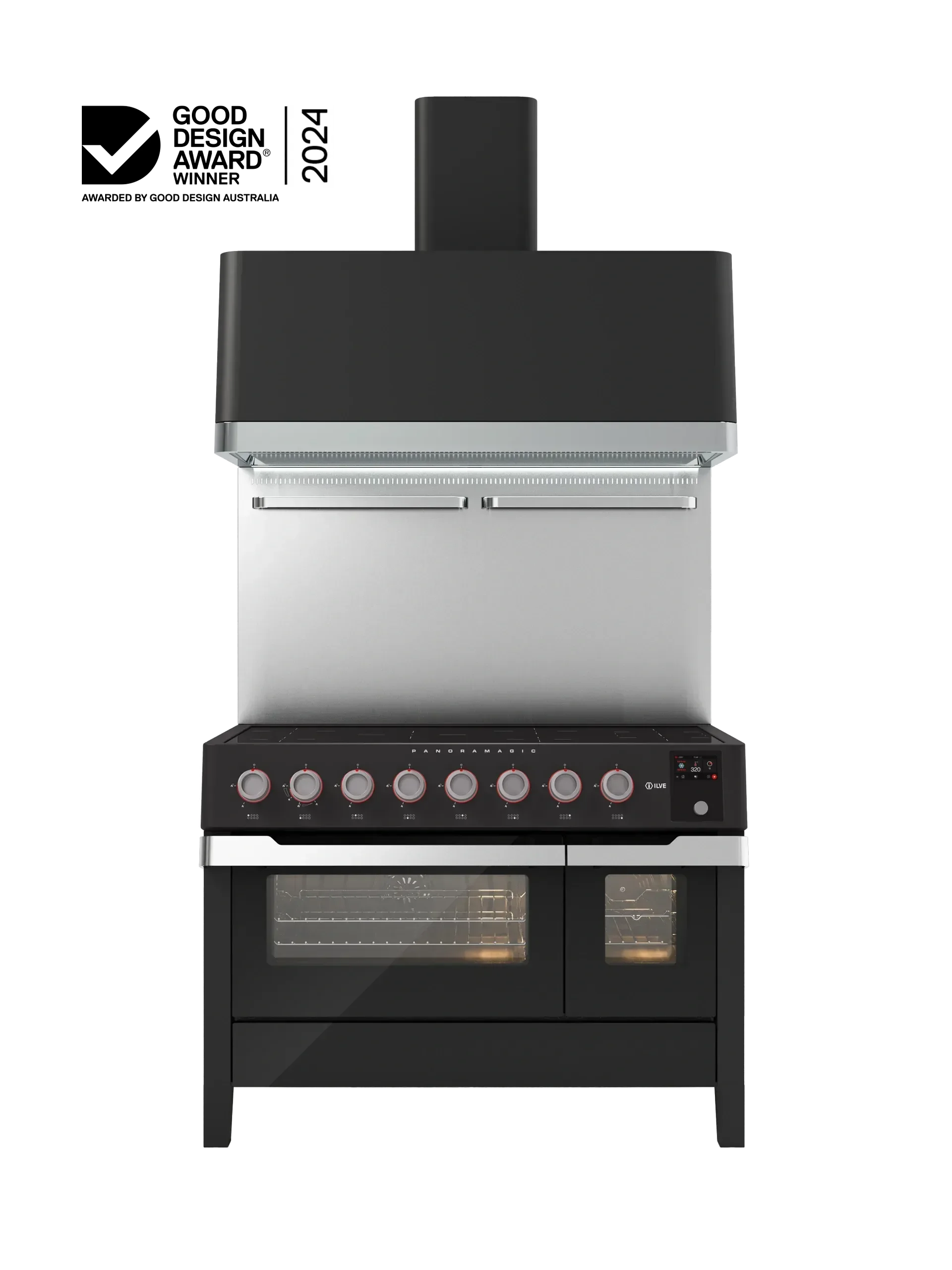 ILVE Panoramagic 120 cm double oven range cooker