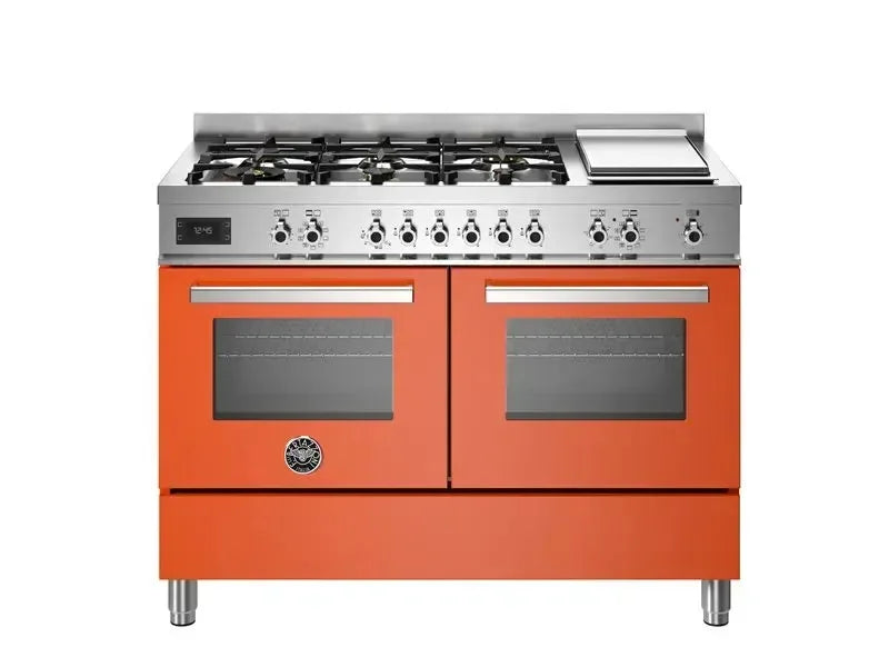 Bertazzoni 120cm Electric Double Oven Professional Series; 6-burner + griddle