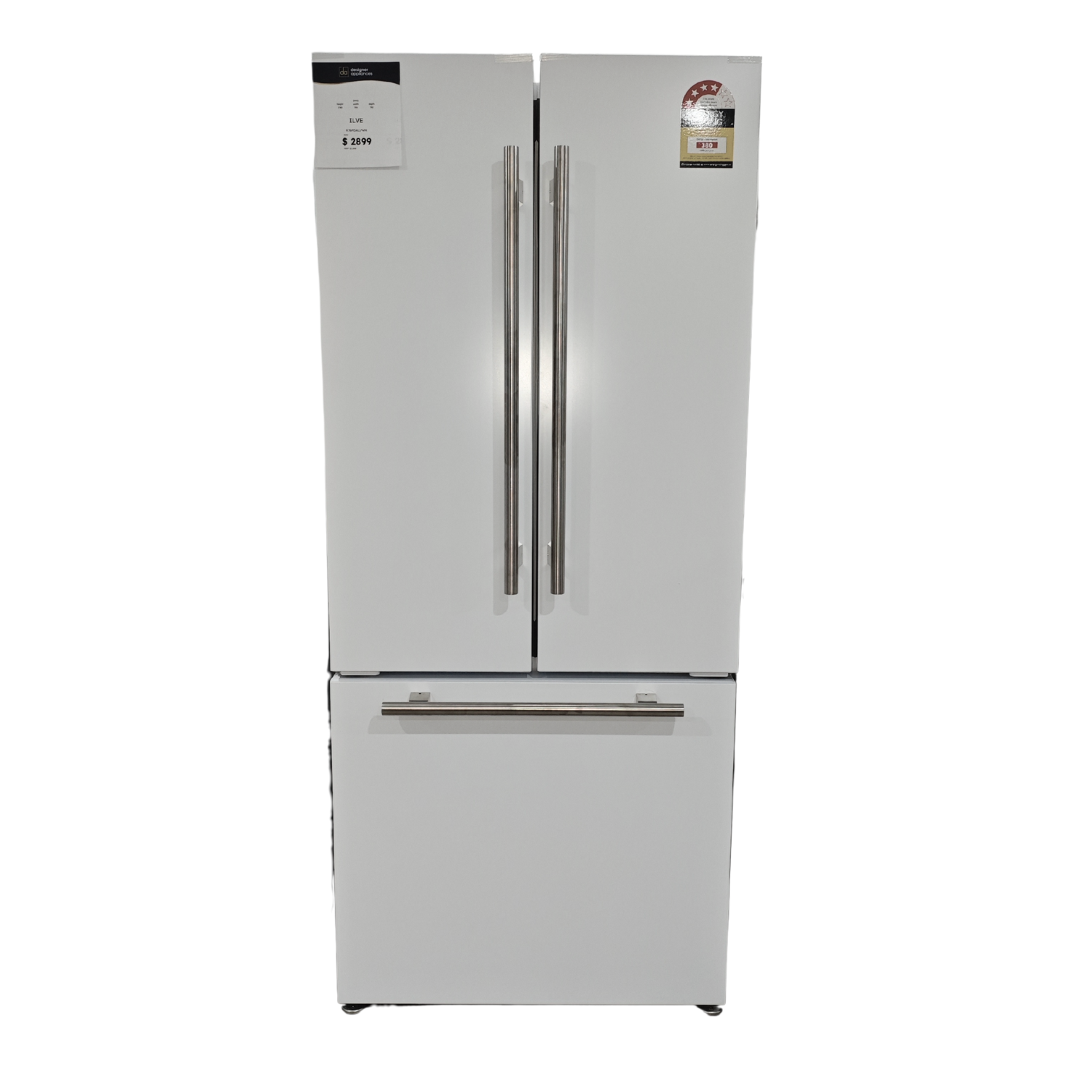 ILVE Freestanding French Door Refrigerator - R76FDAU/WH Nostalgie Collection