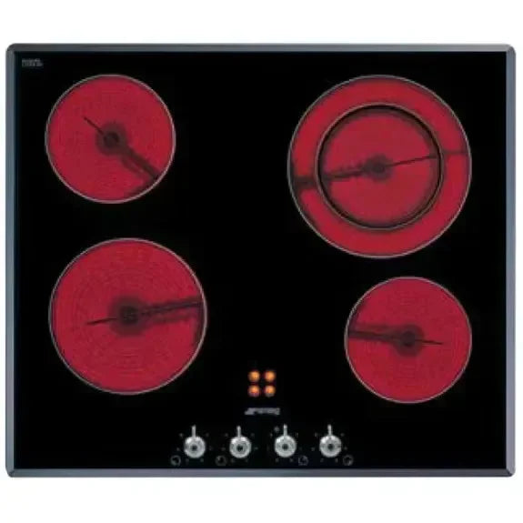 Smeg Classic 60cm Ceramic Cooktop - SA661X2 Black