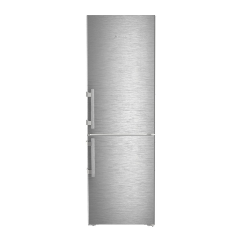 Liebherr Bottom Mount Fridge SCNsdh5253RHH fridge is closed, right hand hinge with handles on the left.