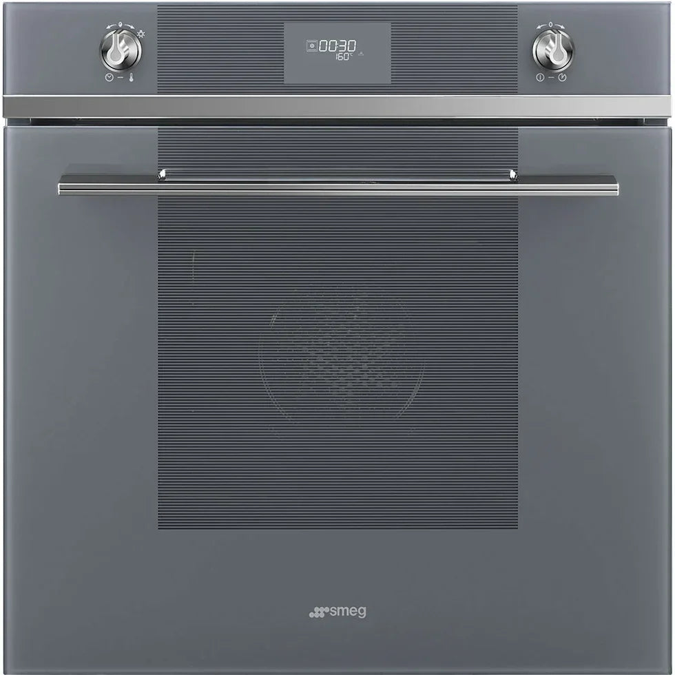 Falcon premium European glass black upright 1100mm induction cooker with digital display and chrome controls