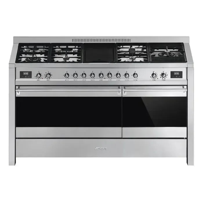 Smeg 150cm Classic Opera Thermoseal Freestanding Cooker - Stainless Steel - A5AU-81