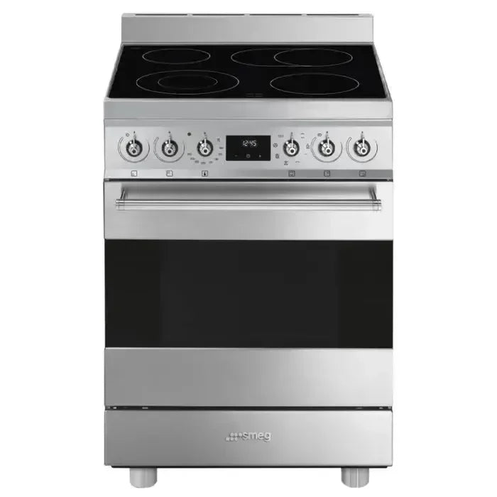 Falcon premium European Glass Black Upright 1100mm induction cooker with digital controls