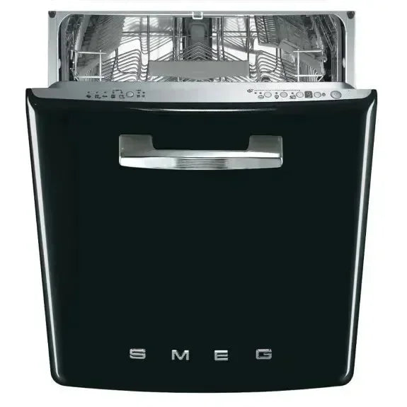 Falcon premium European Glass Black Upright 1100mm Induction Cooker, modern design, open view