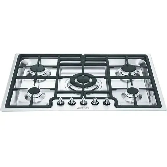 Smeg 72cm Classic Gas Cooktop - Stainless Steel - PGA75-4